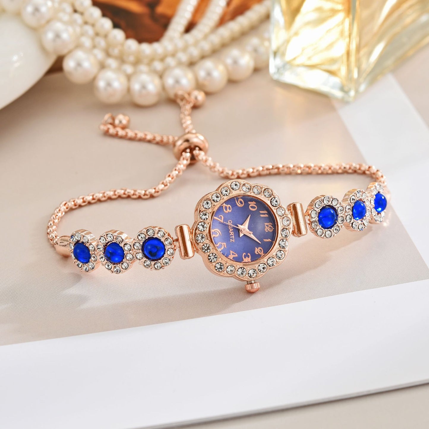 Elegant Women'S Adjustable Chain Quartz Watch