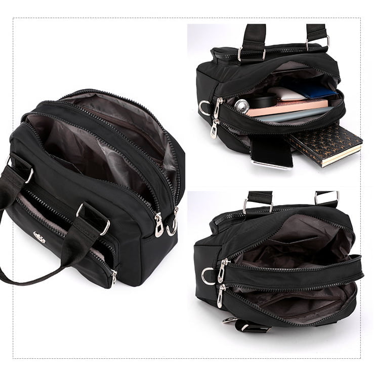Multi-Pocket Shoulder Travel Bag