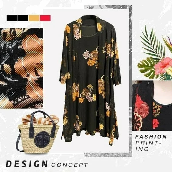 Womens Floral Print Dress