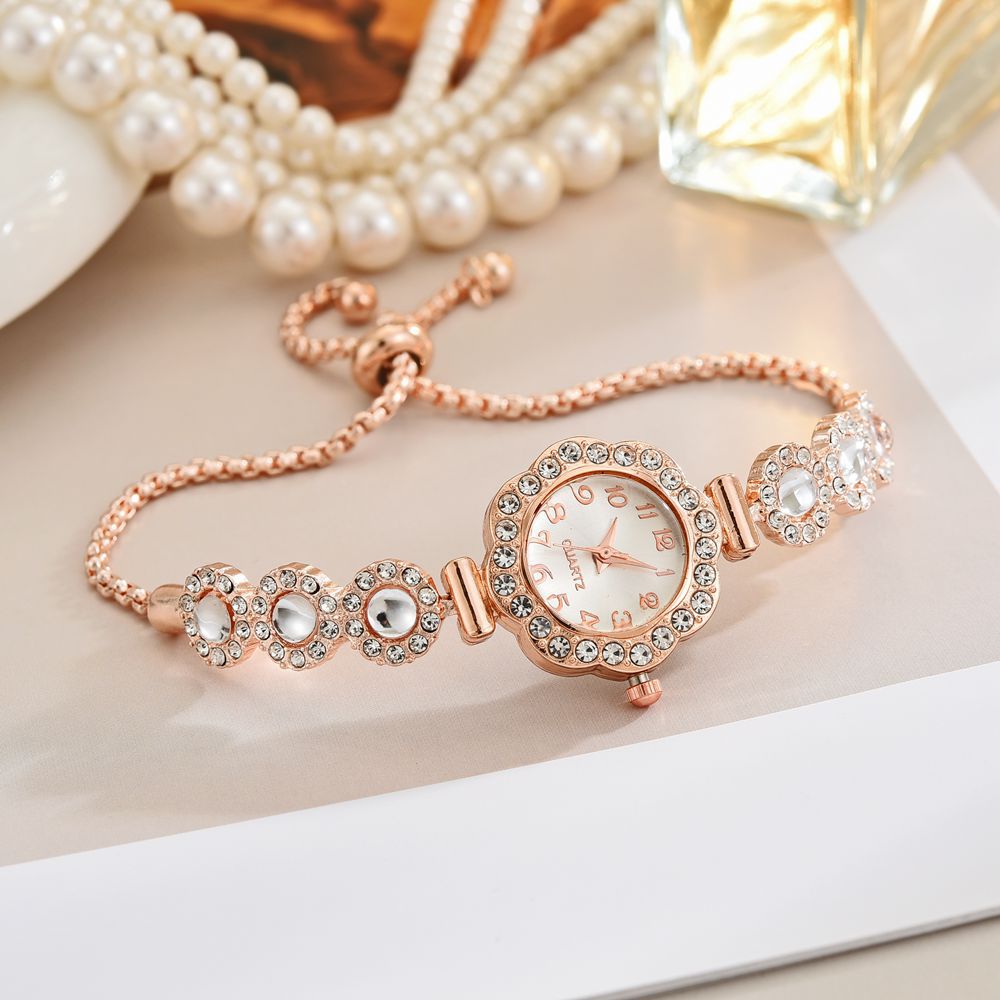 Elegant Women'S Adjustable Chain Quartz Watch