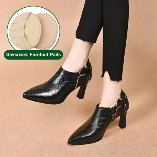 Trendy Floral Women's Ankle Boots