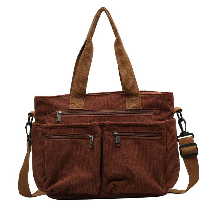 Lightweight Corduroy Tote Bag