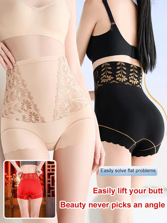 High-Waist Abdominal Shaping Panties 2 PCS/Pack