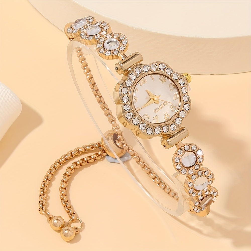Elegant Women'S Adjustable Chain Quartz Watch