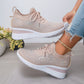 Rhinestone Thick-Sole Casual Sports Women's Shoes
