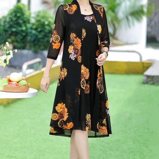 Womens Floral Print Dress