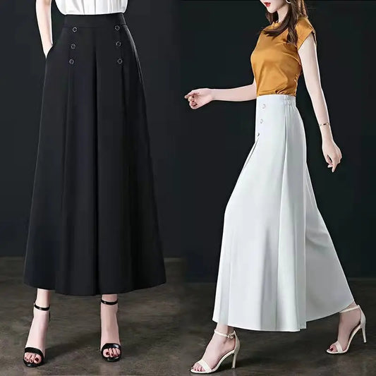 Fashion Pleated Wide Leg Pants