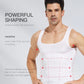 Men's Slimming Body Shaper Vest Shirt Abs Abdomen Slim【White Color】