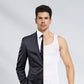 Men's Slimming Body Shaper Vest Shirt Abs Abdomen Slim【White Color】