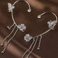 Zircon Flower Butterfly Ear Clip (Hot sale)
