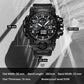 Men's TVOVT Waterproof Double Dial Led Sport Watch