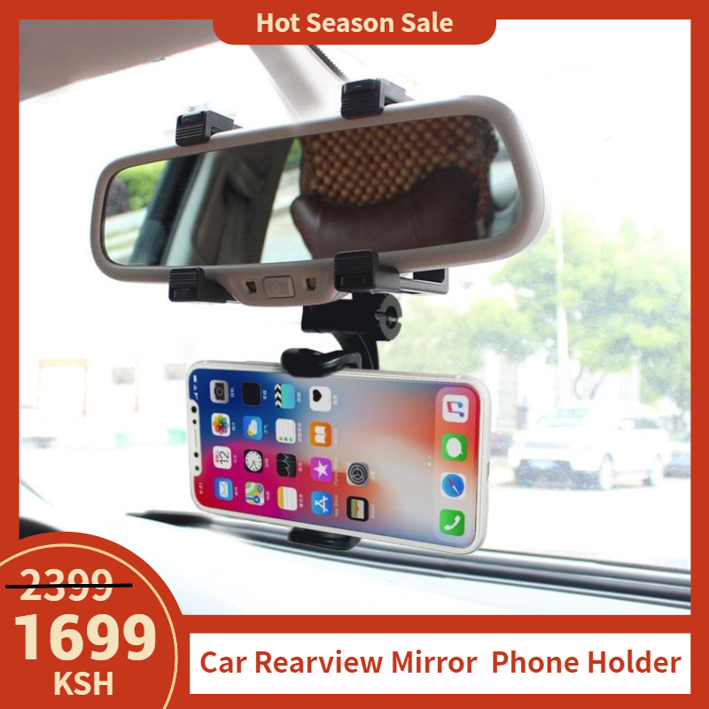 Car Rearview Mirror Phone Holder