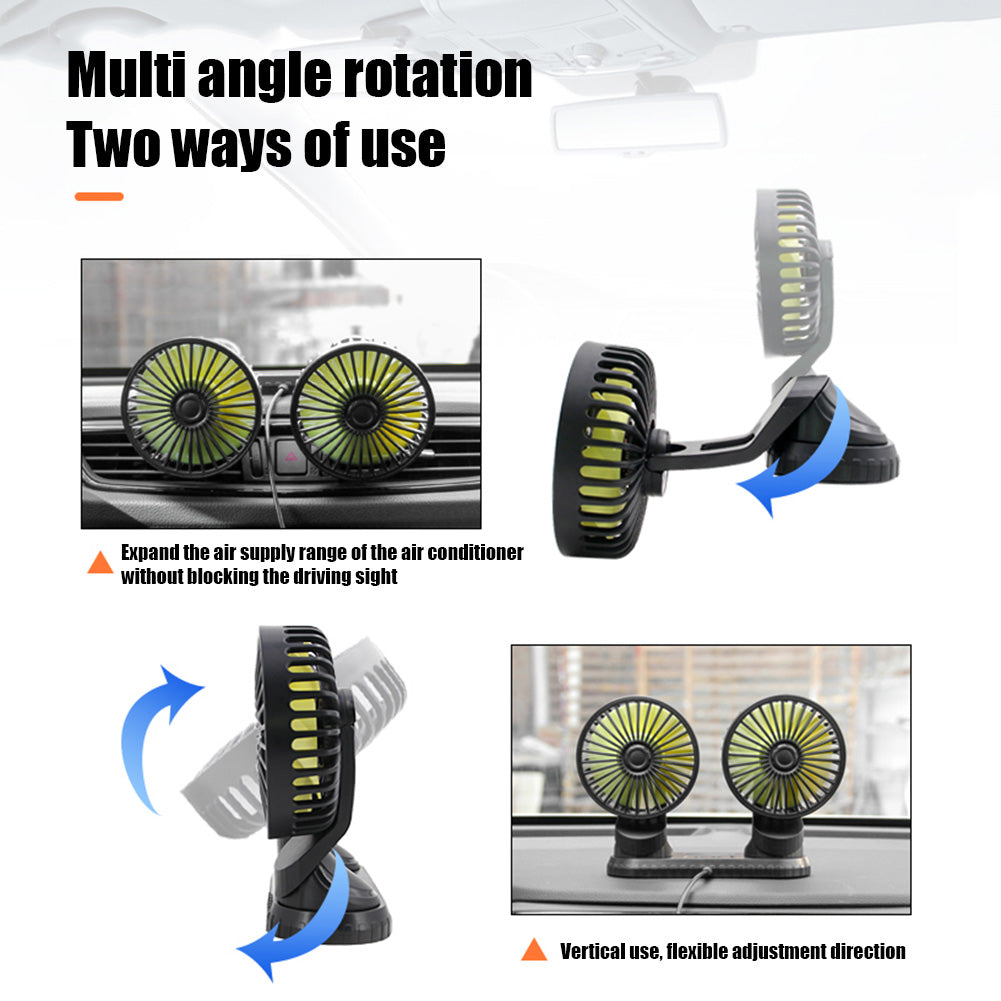Car Dashboard Cooling Fan