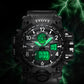Men's TVOVT Waterproof Double Dial Led Sport Watch