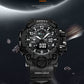Men's TVOVT Waterproof Double Dial Led Sport Watch