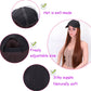 Fashionable Long Straight Hair Cap Wig [24 inches]
