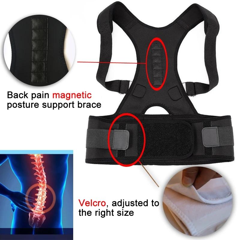 Magnetic Posture Corrective Therapy Back Brace For Men & Women