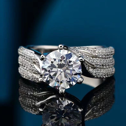 3 Carat Super Sparkling Diamond Ring