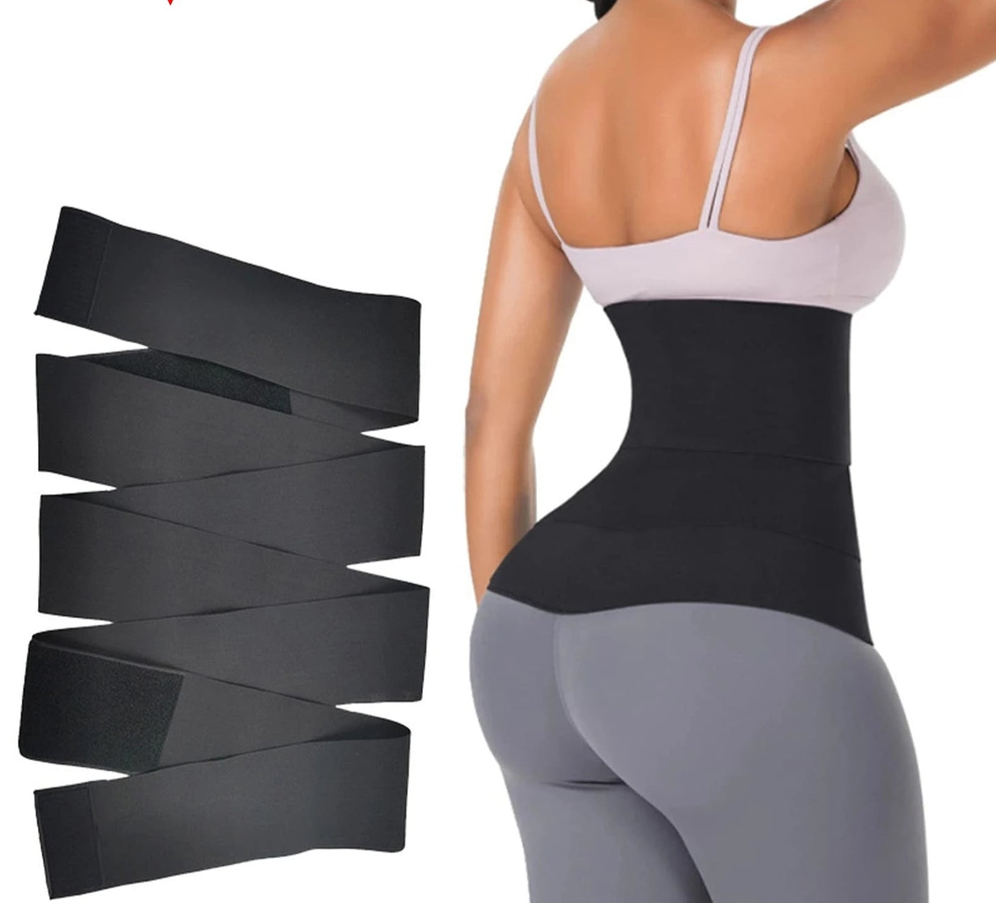 [Upgraded] Tummy Wrap Waist Trainer