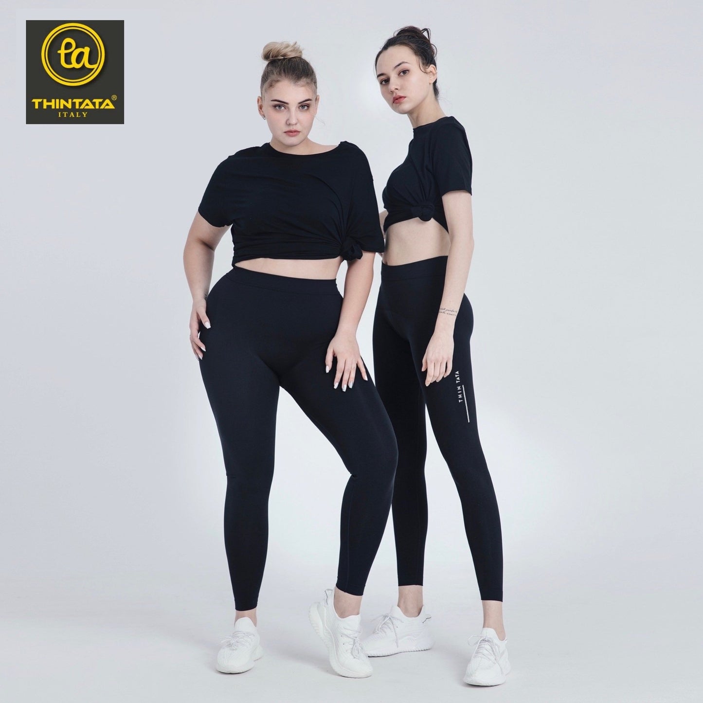 Slim Fit™ High Waisted Leggings【Black Color】